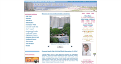 Desktop Screenshot of crescentbeachclubcondos.com
